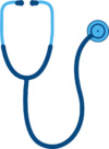 pictured: an icon of a stethoscope